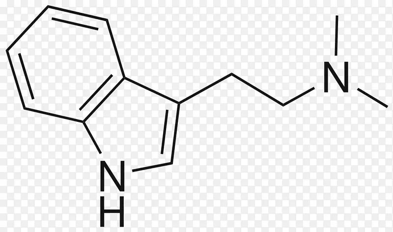 N，n-二甲基色胺分子5-Meo-dmt psilocin-分子