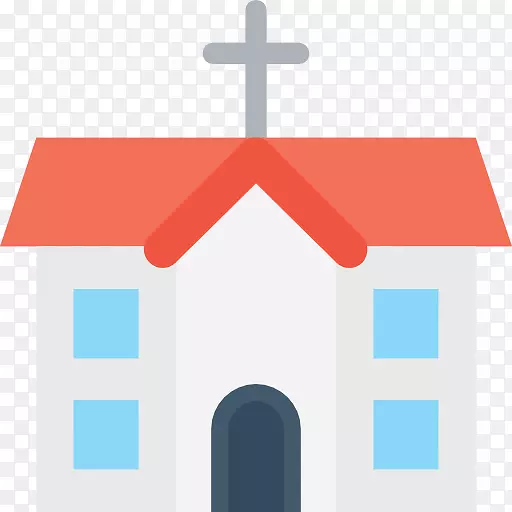 电脑图标建造教堂标志