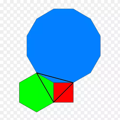 用凸正则多边形截断倾斜三角形