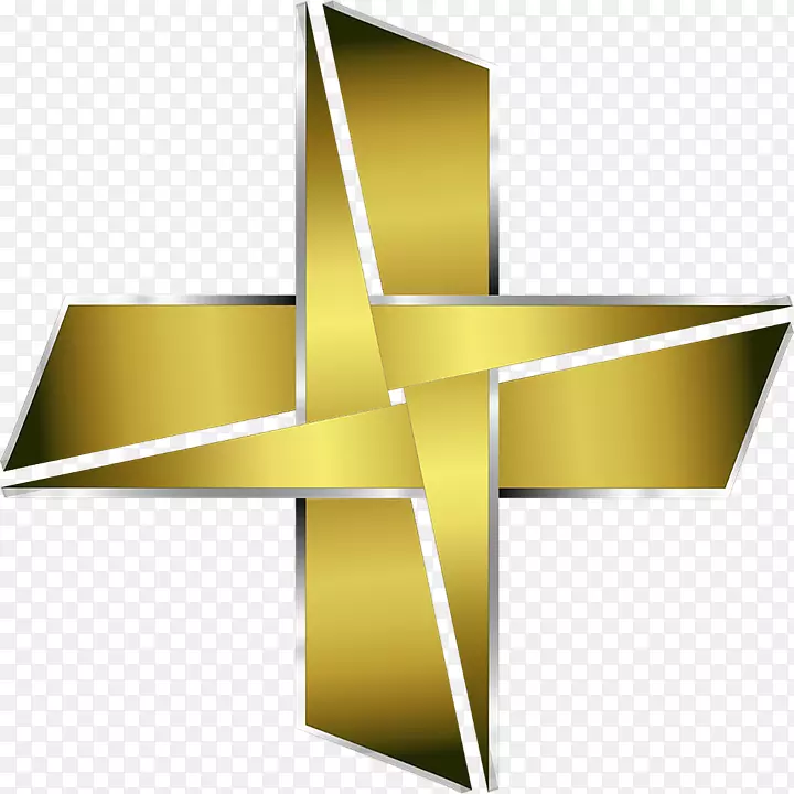 金属标志十字金