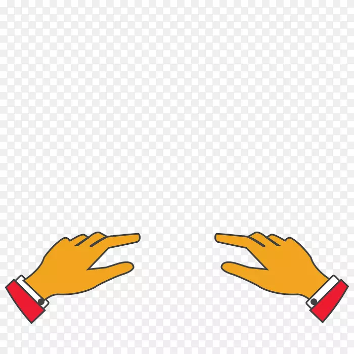 拇指线角剪贴画线