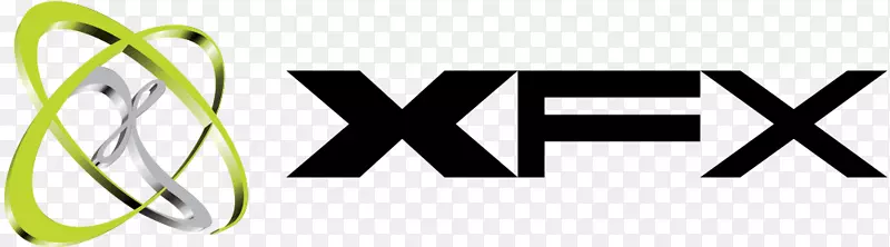 显卡和视频适配器电源单元XFX Radeon徽标-计算机