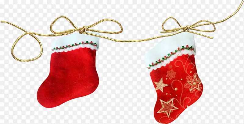 圣诞装饰品袜子光栅图形编辑器-圣诞节