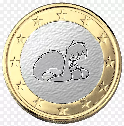 摩纳哥1欧元硬币莫尼加斯克欧元硬币-欧元
