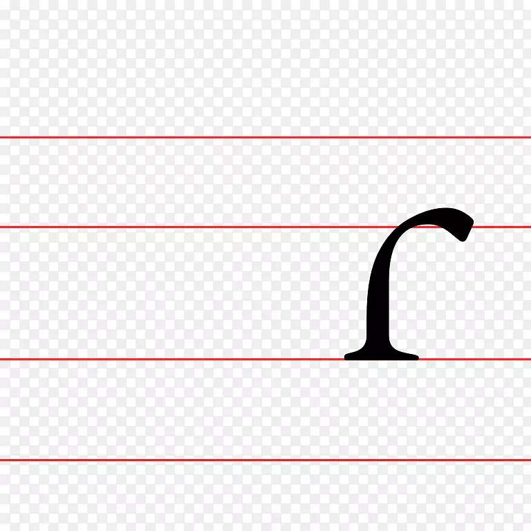 直线角喙字形线