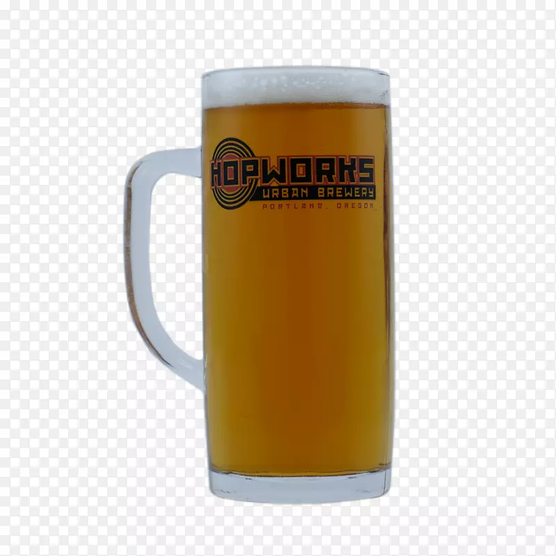 啤酒杯品脱玻璃Hopworks市区啤酒厂温哥华-啤酒