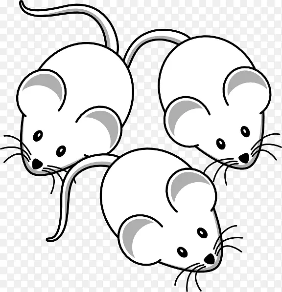 老鼠剪贴画-老鼠