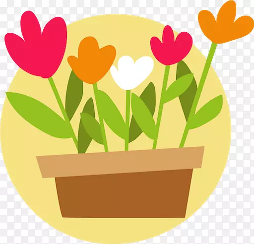 电脑图标花卉设计花复活节花展花卉