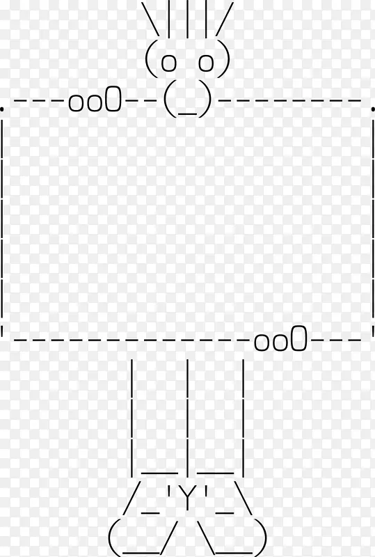 ASCII艺术手册页字体