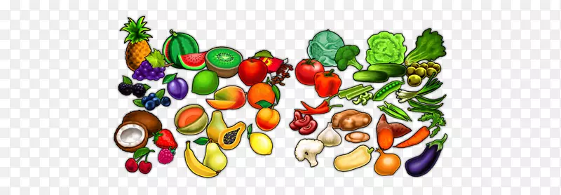 蔬菜水果剪贴画-蔬菜