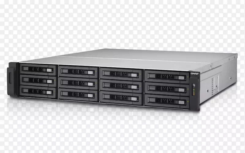 网络存储系统QNAP系统公司串行连接的scsi数据存储qnap电视ec1280u-sas-rp