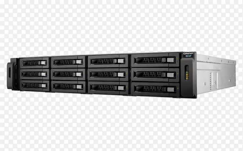 QNAP系统公司网络存储系统串行ata计算机服务器qnap ts ec1680u-i3-4g-r2外部计算机
