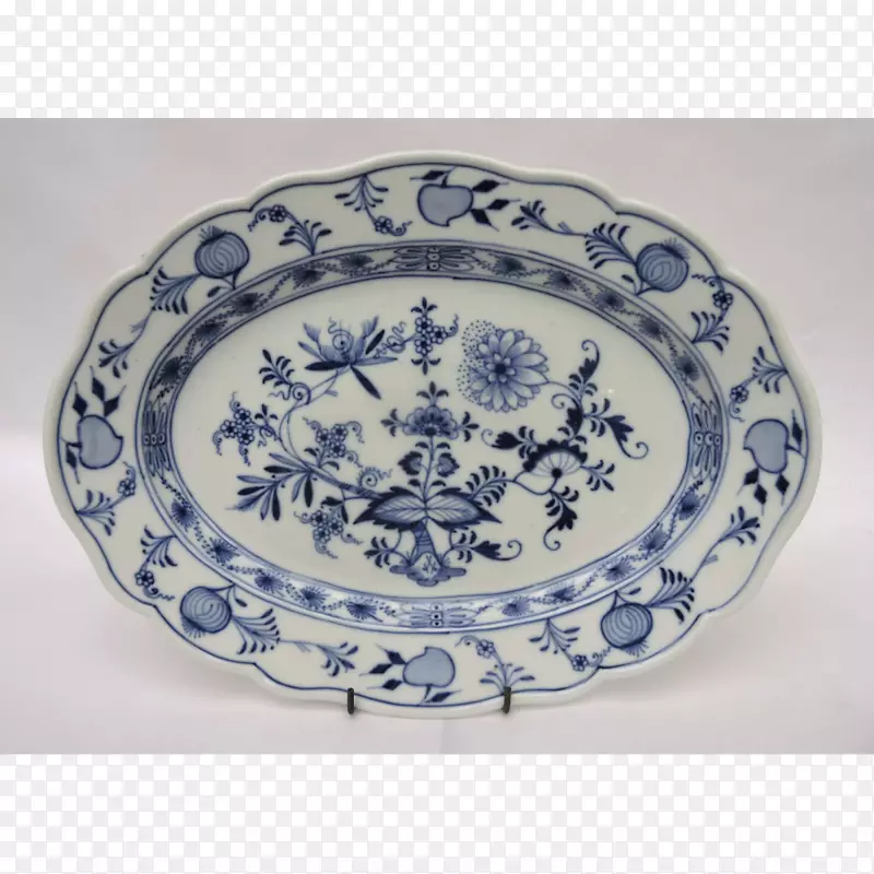 平板陶瓷蓝白陶盘餐具.板