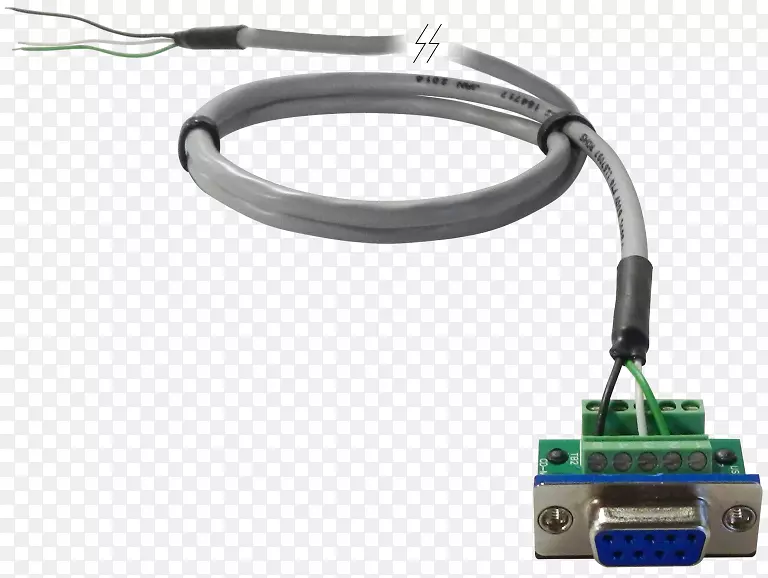 串行电缆rs.232串行口电连接器插孔.
