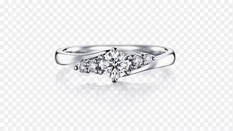 结婚戒指白金订婚戒指珠宝戒指