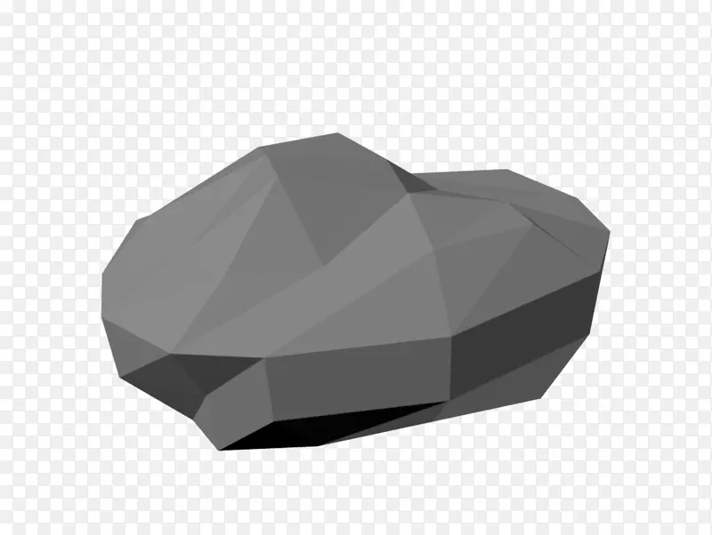 低多边形岩石计算机图形