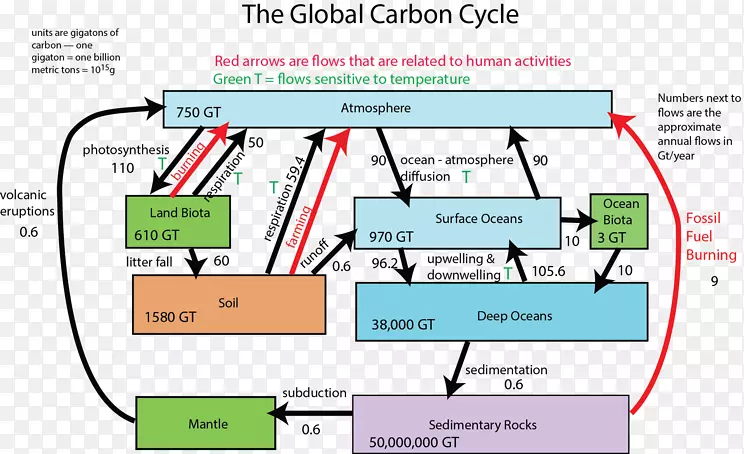 碳循环地球圈图处理