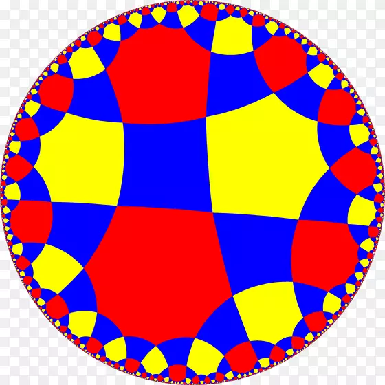 圆形面积对称图案-圆