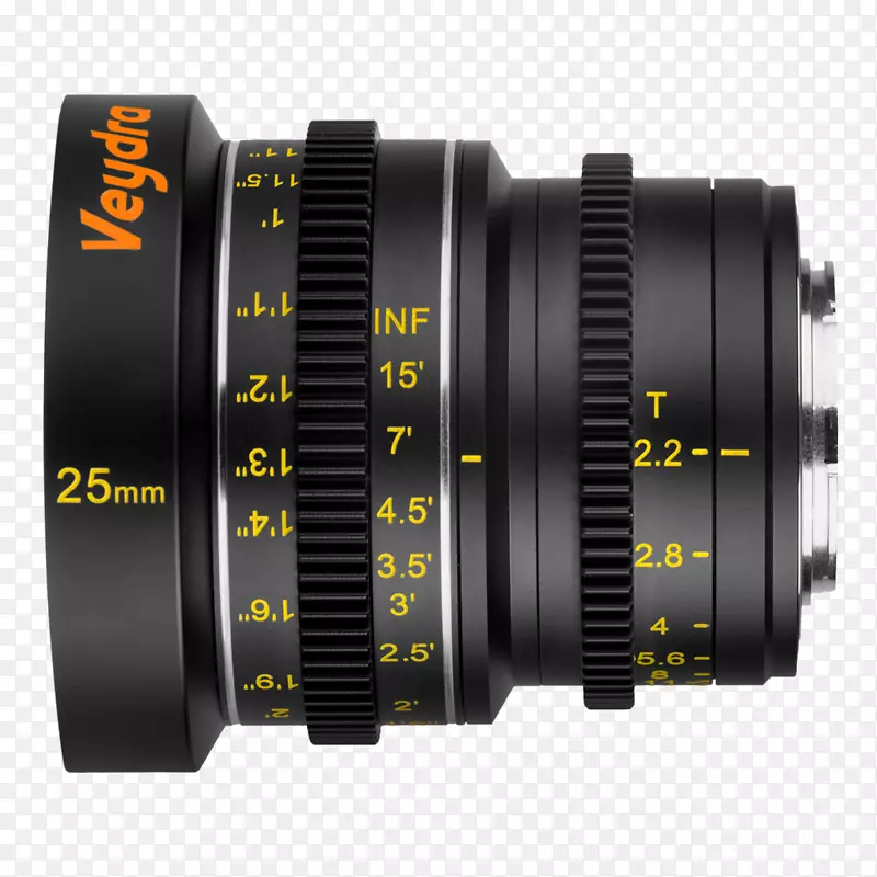 微型3/3系统主要镜头-16 mm胶片电影视角.照相机镜头