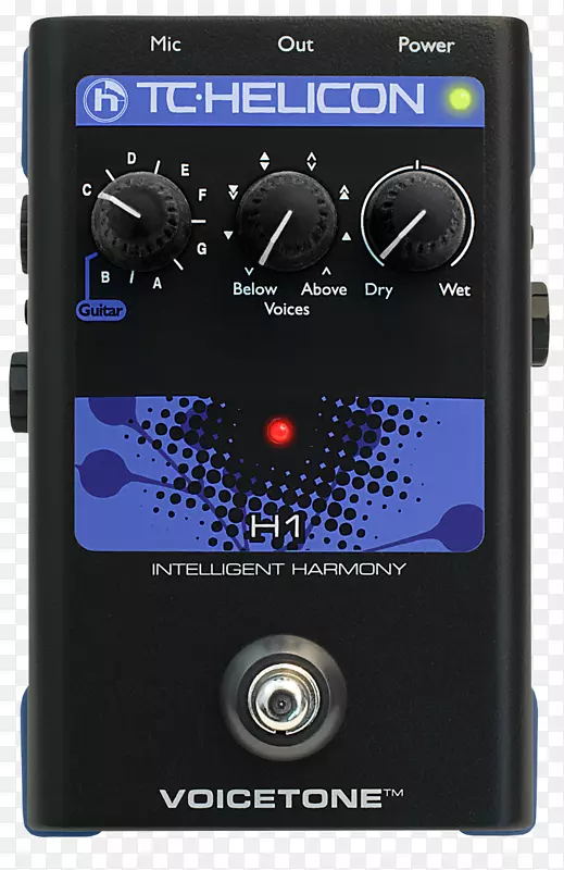 h1，tc-helicetone r1效果处理器&踏板声乐和声-吉他