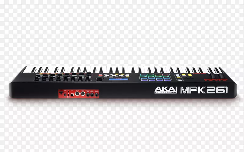 计算机键盘Akai mpk 261 MIDI控制器.乐器