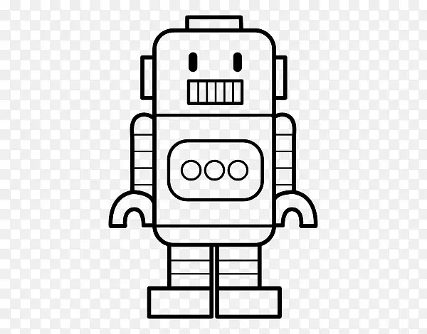 一本完整的机器人着色书-绘制COMO Dbujar-机器人