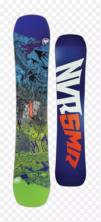 从不夏季滑雪板自由式滑雪几何-滑雪板