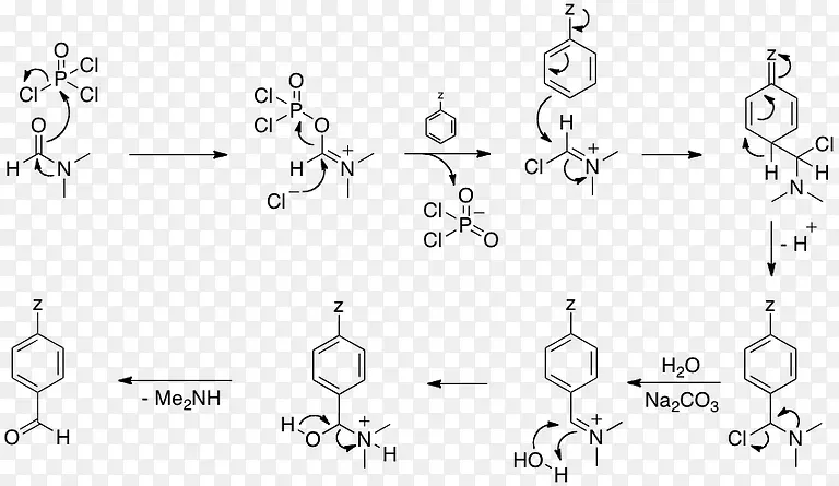 Vilsmier-Haack反应、甲酰化反应、吲哚醛化学反应-反应