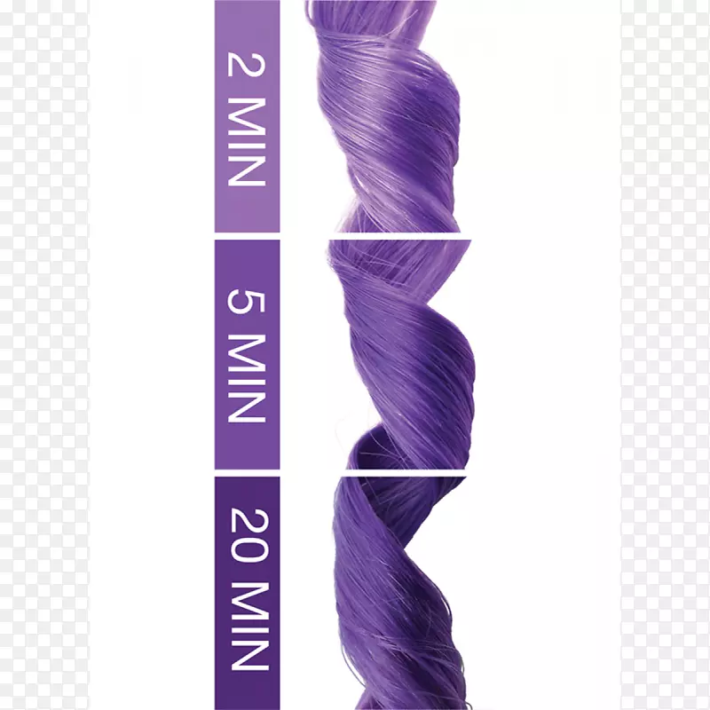 彩色珊瑚紫色紫红色发型-紫色
