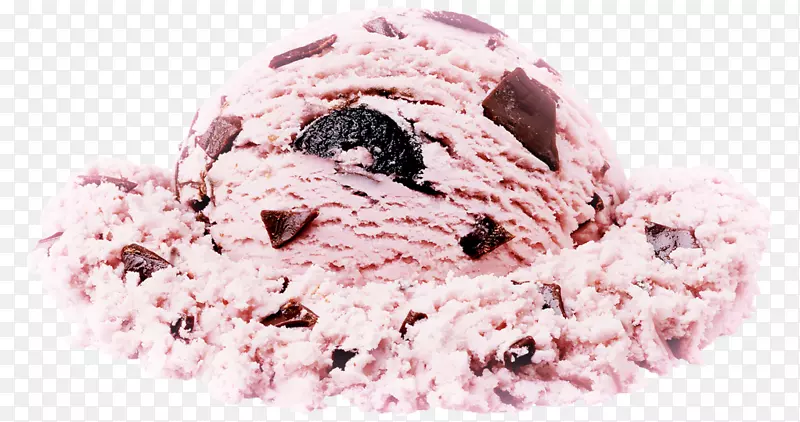 冰淇淋波尔多巧克力浆果樱桃软冰淇淋