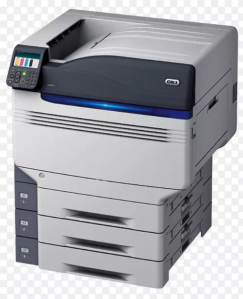 彩色墨盒打印机OKI电气工业印刷-CMYK