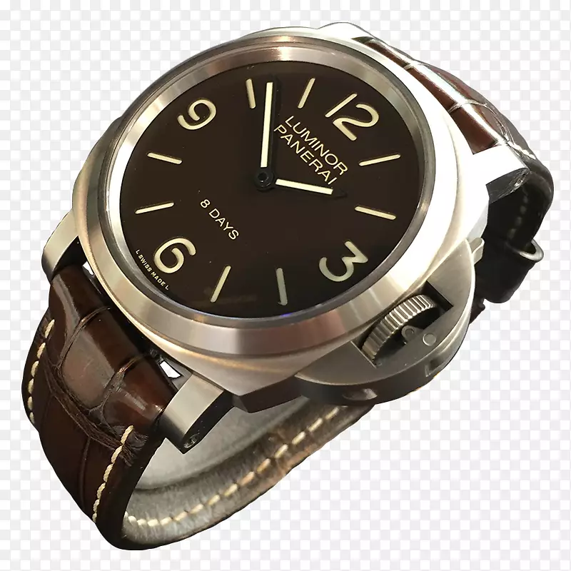 手表表带帕内莱男子照明码头1950年3天-手表