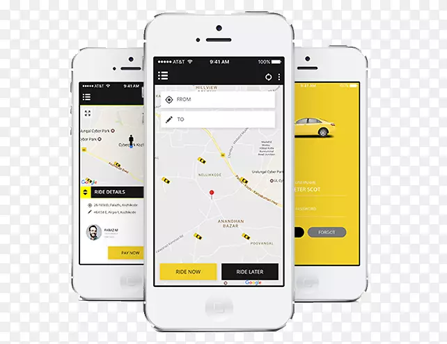 智能手机汽车出租车电子打车印度大使-出租车应用程序