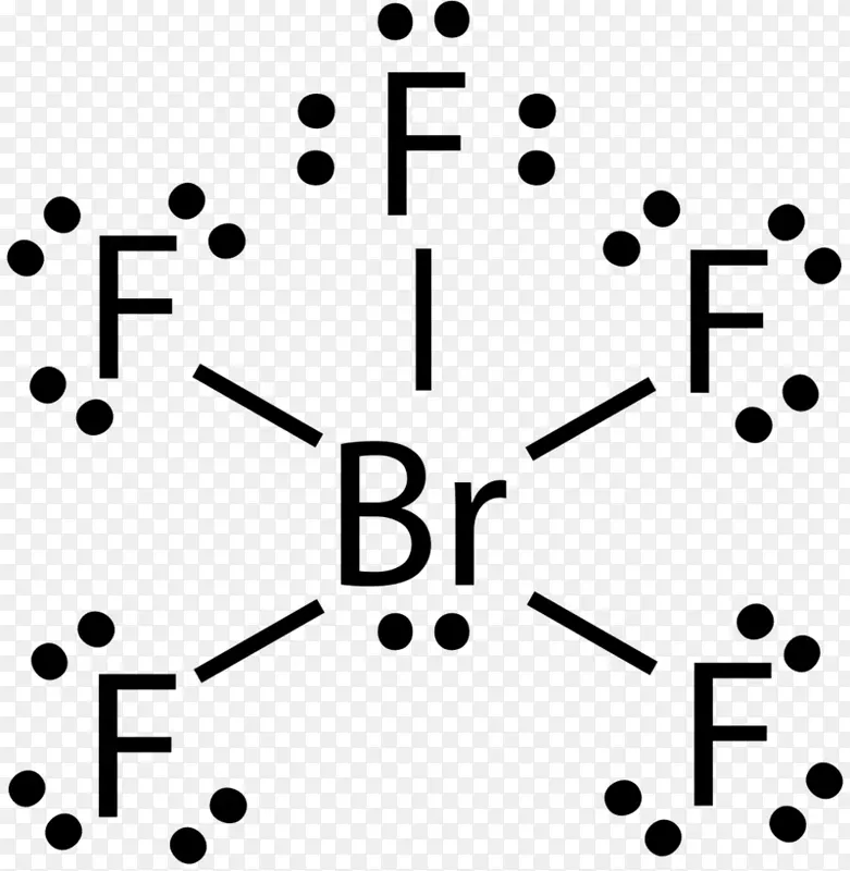 Lewis结构溴五氟化硫四氟化氙四氟化锑五氟化锑