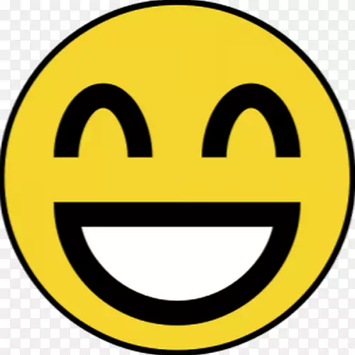 笑脸表情电脑图标贴纸-笑脸