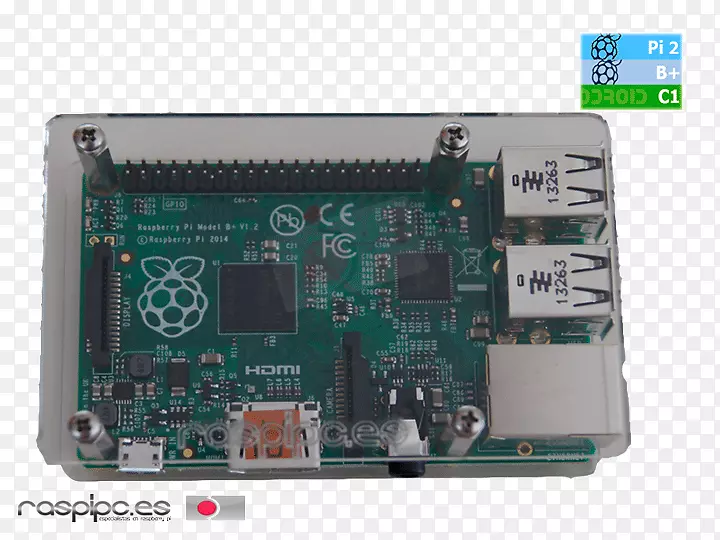 微控制器raspberry pi电视调谐器卡和适配器电子工程机架