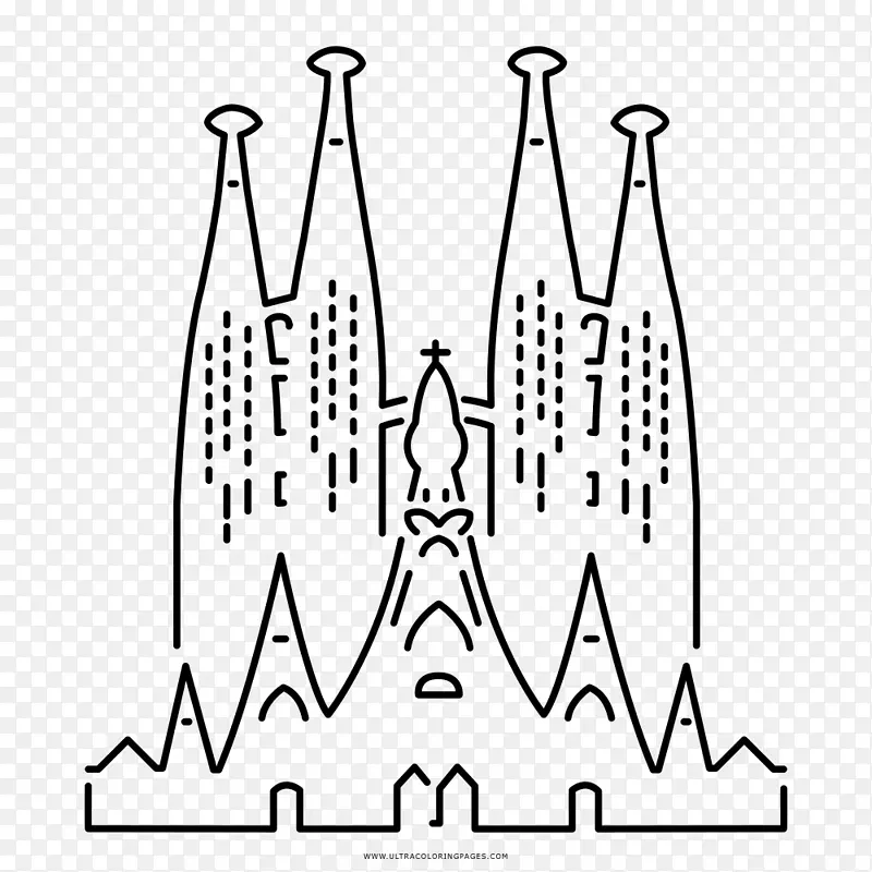 Sagrada Família Casa milàPark Güell绘图书