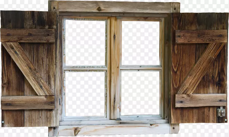 窗框窗木屋剪贴画窗