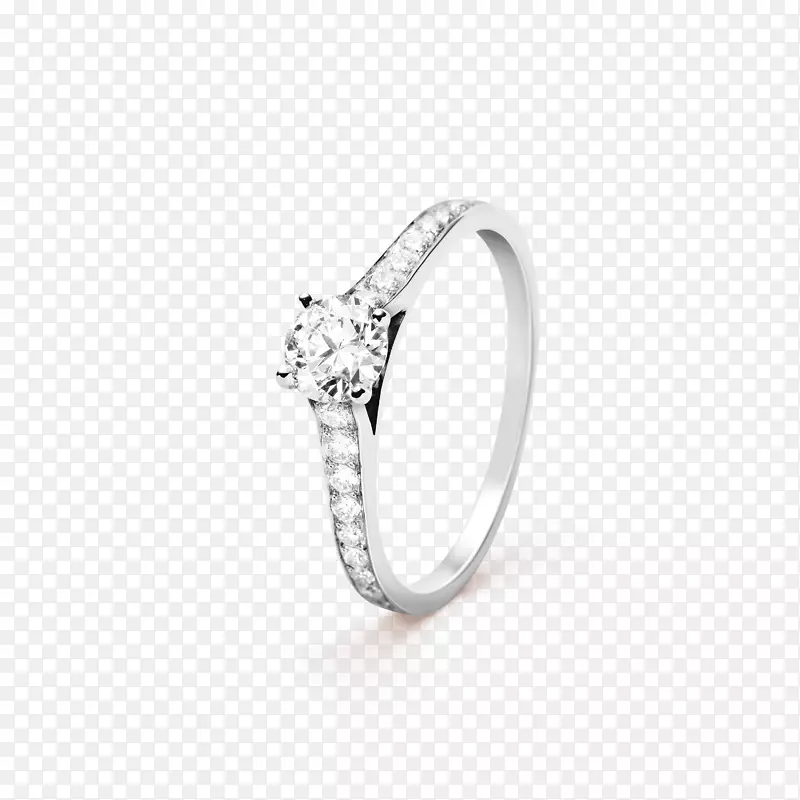 结婚戒指，钻石，面包车和Arpels订婚戒指