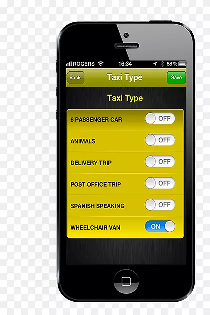 手机智能手机手持设备iPhone-出租车应用程序