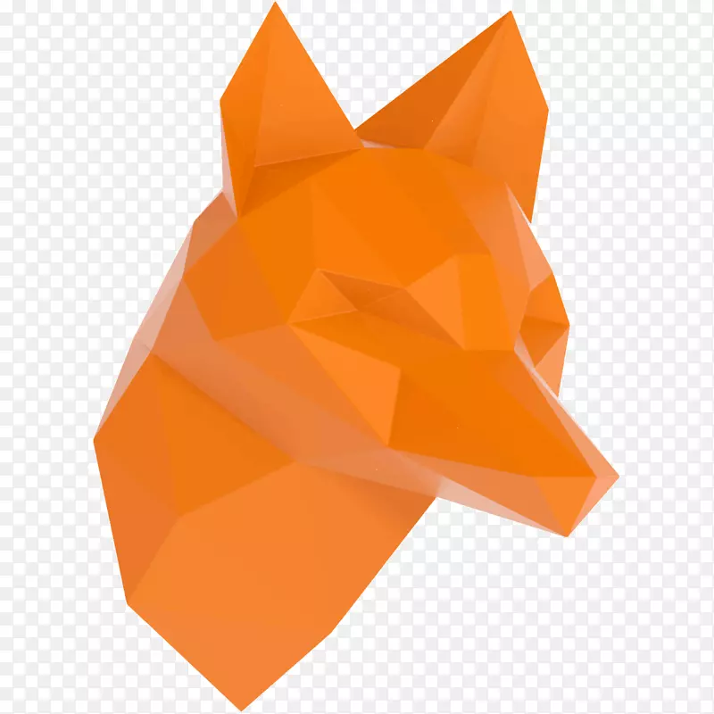 墙面贴纸胶折纸-l‘œil-Fox几何