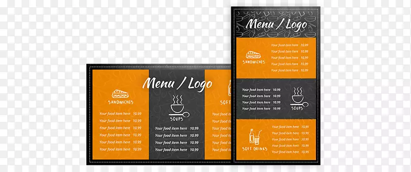 餐厅菜单数字招牌餐厅-食物板
