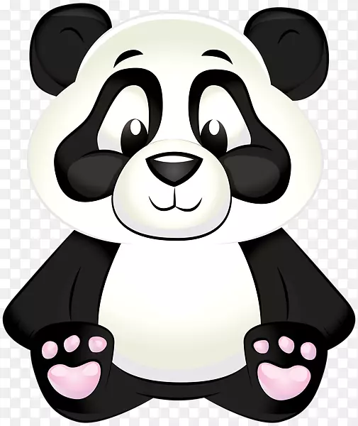 大熊猫剪贴画-熊猫宝宝