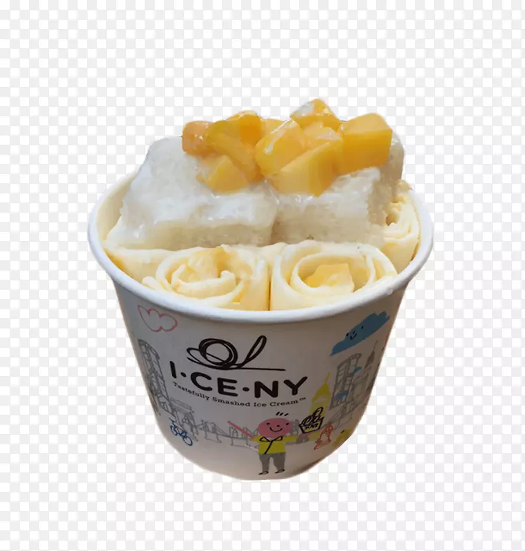 冻酸奶炒冰淇淋芒果饭