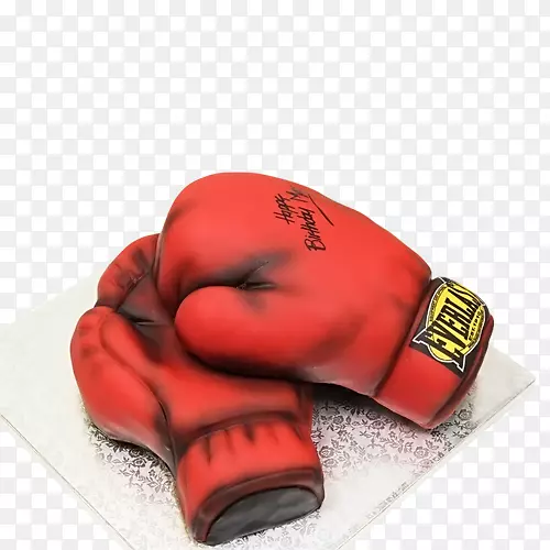 生日蛋糕托纸杯蛋糕拳击手套女子拳击手套