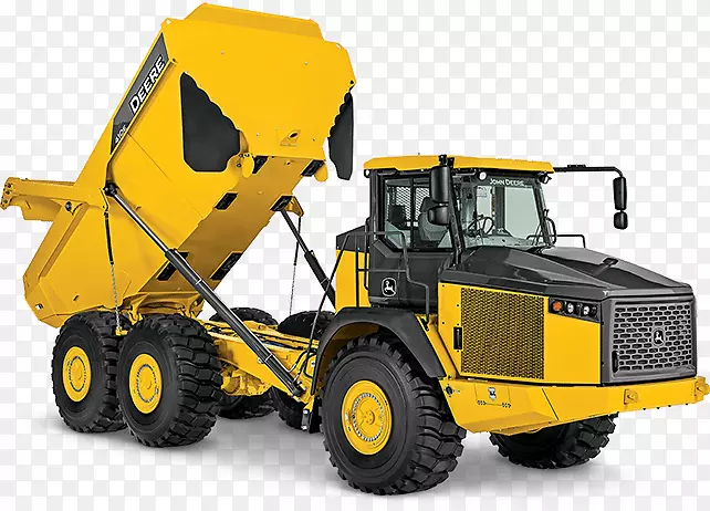 约翰迪尔毛毛虫公司铰接式自卸车重型机械施工卡车