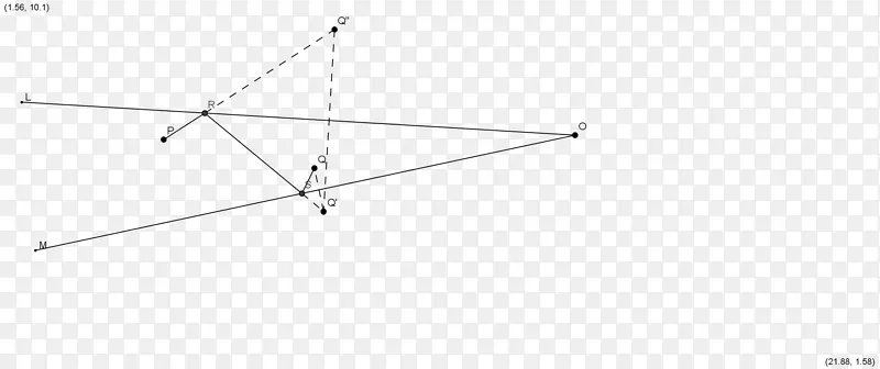 三角形点-线几何点