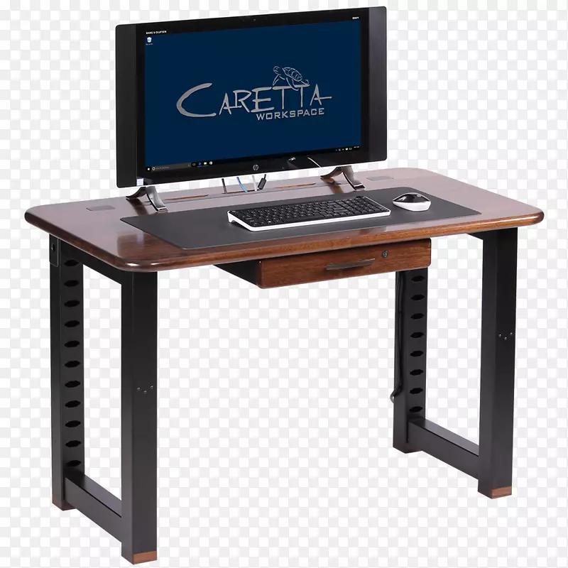 台式计算机桌子阁楼-木制书桌