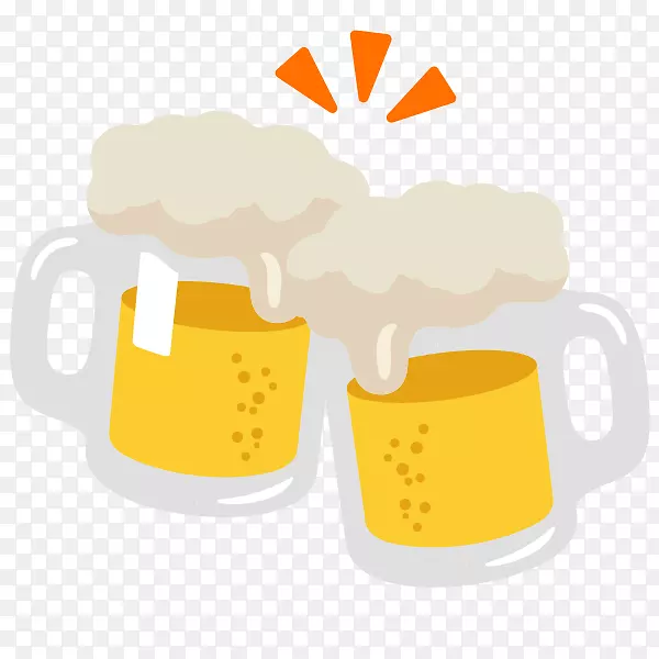啤酒杯表情符号饮料啤酒-表情符号啤酒
