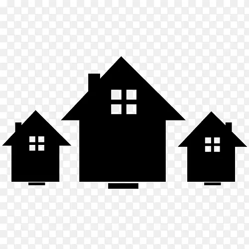 房屋规划-房地产建筑-房屋象形文字